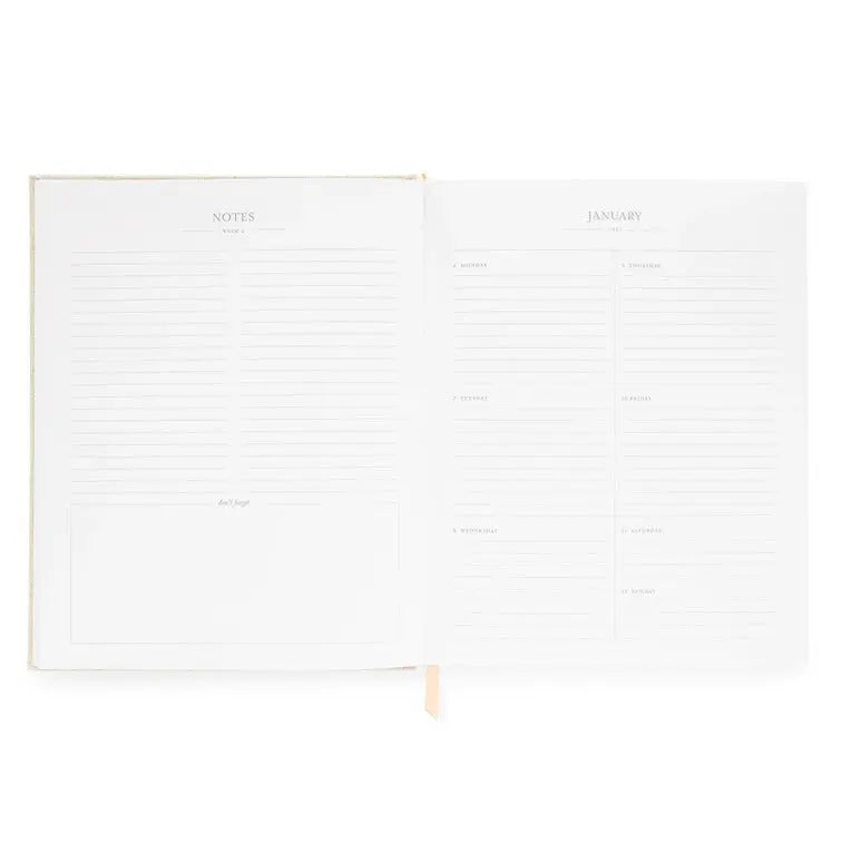 2025 Flax Desk Planner - The Tiny Details