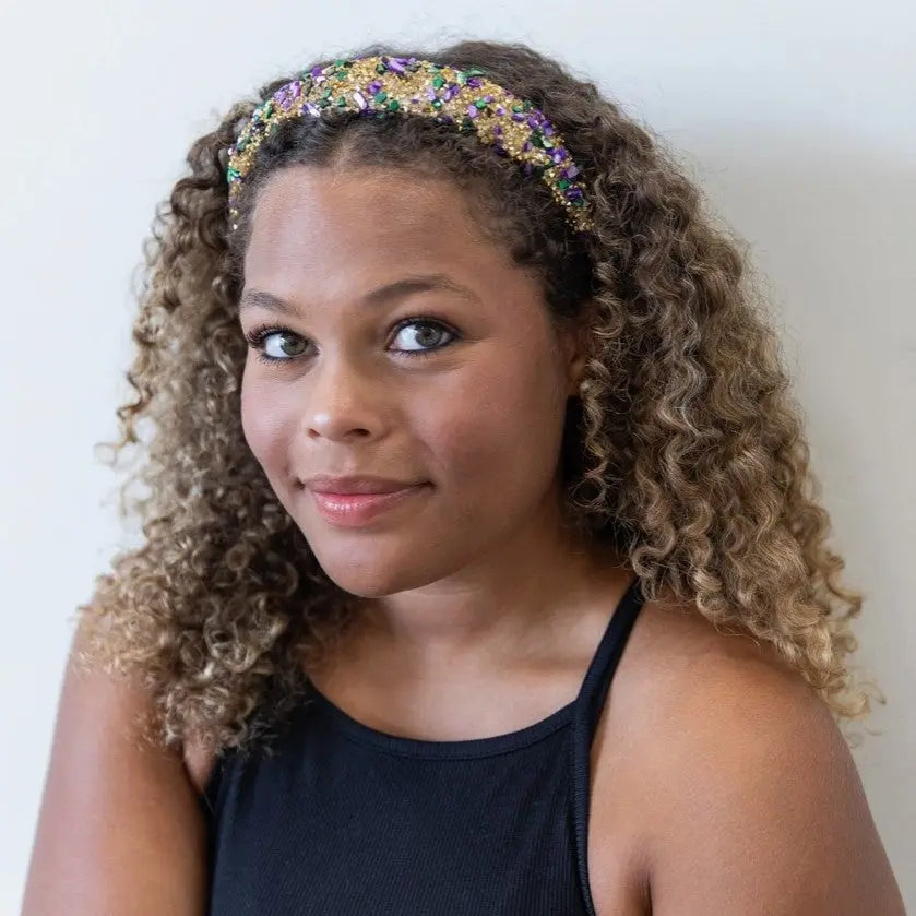 All That Glitters Mardi Gras Headband - Shop Tiny Details