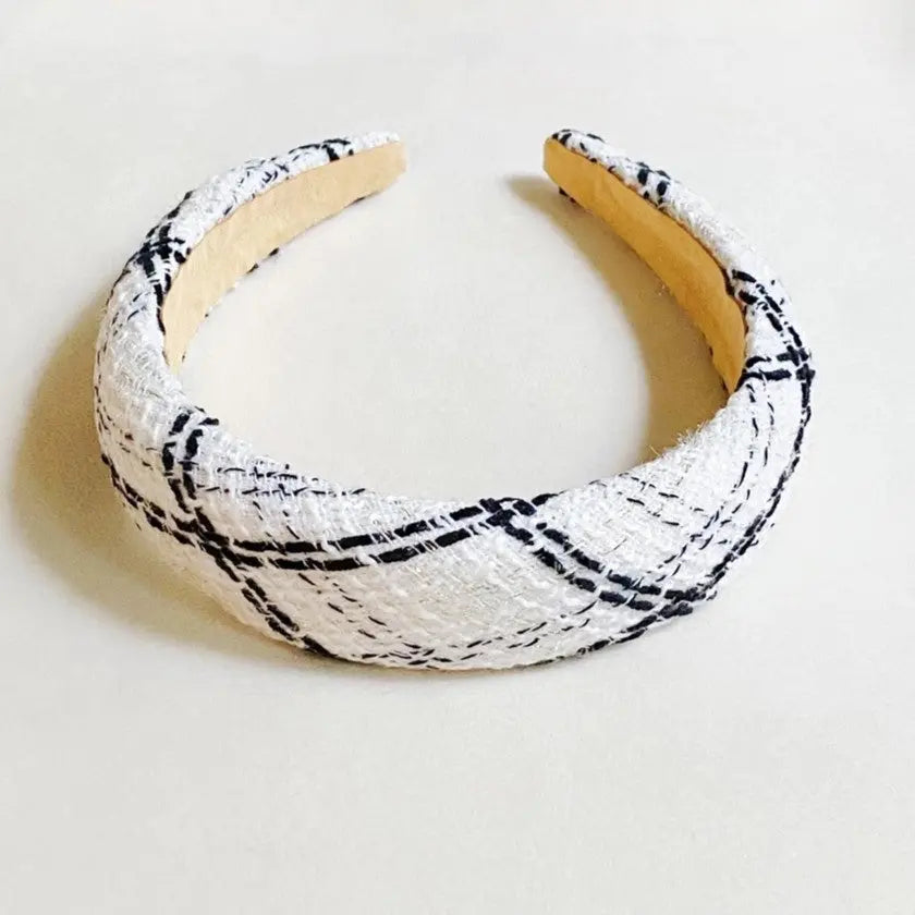 The Tiny Details Gossip Girl Plaid Headband