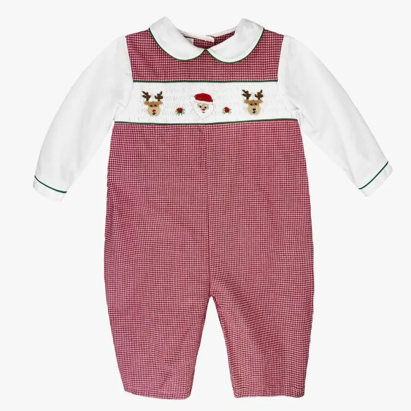 Hand Smocked Christmas Longall - Shop Tiny Details
