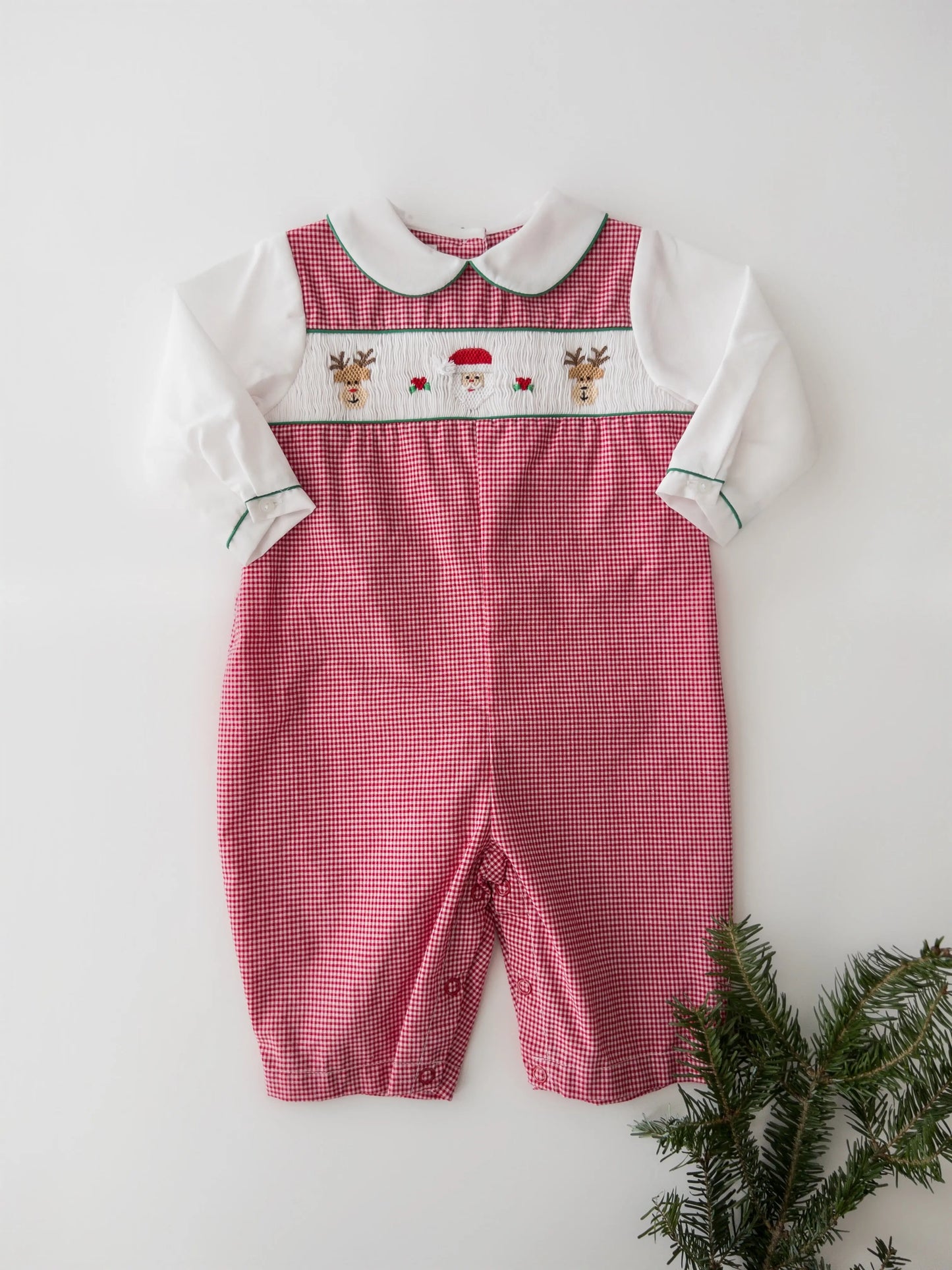The Tiny Details Hand Smocked Christmas Longall
