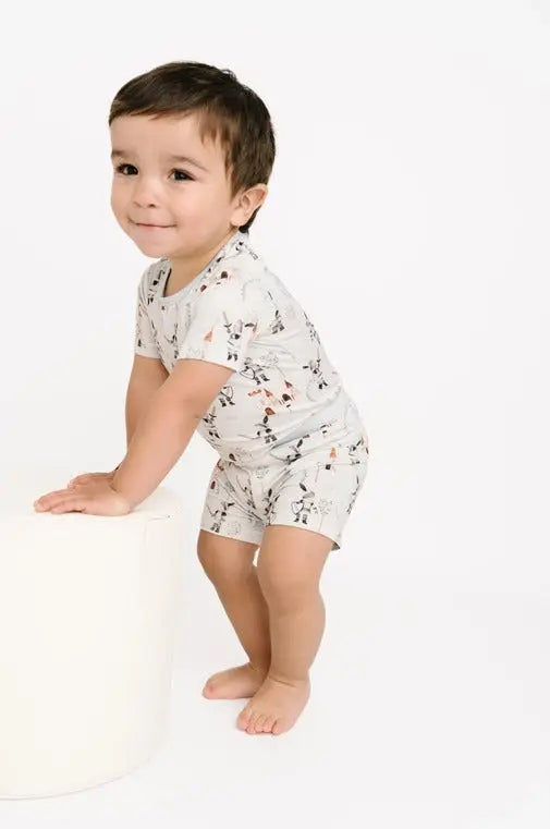 Knightly Dreams Bamboo Short Set - The Tiny Details