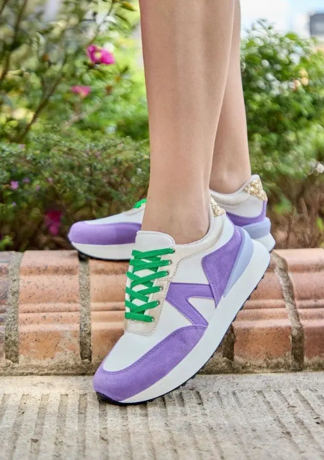 Mambo Purple Sneakers - The Tiny Details