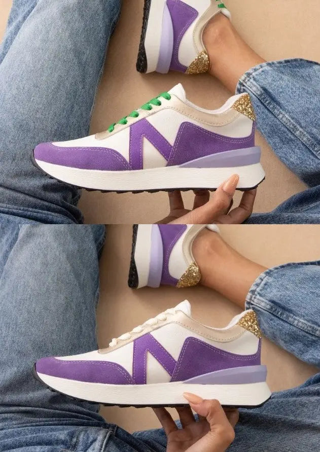 Mambo Purple Sneakers - The Tiny Details