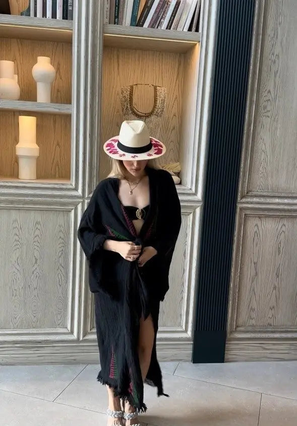 Mykonos Sun Hat in Pink - The Tiny Details