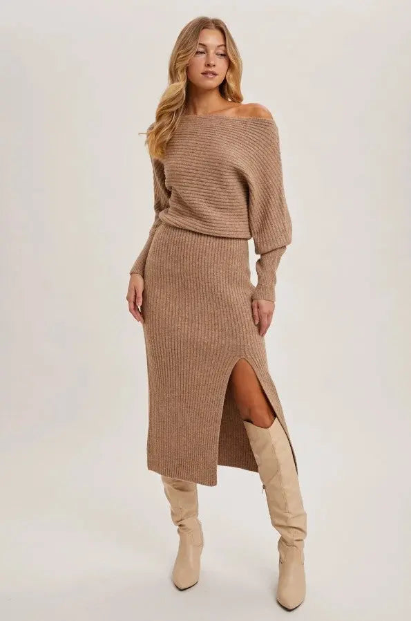 relaxed knit dress Cheston Relaxed Knit Dress