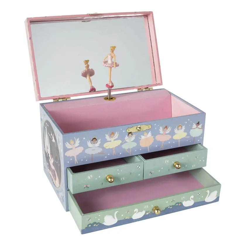 Three Drawer Enchanted Musical Jewelry Box - The Tiny Details