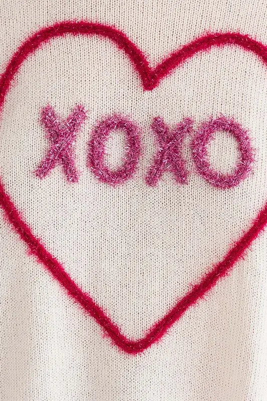 "XOXO" Light Weight Pullover Sweater - The Tiny Details