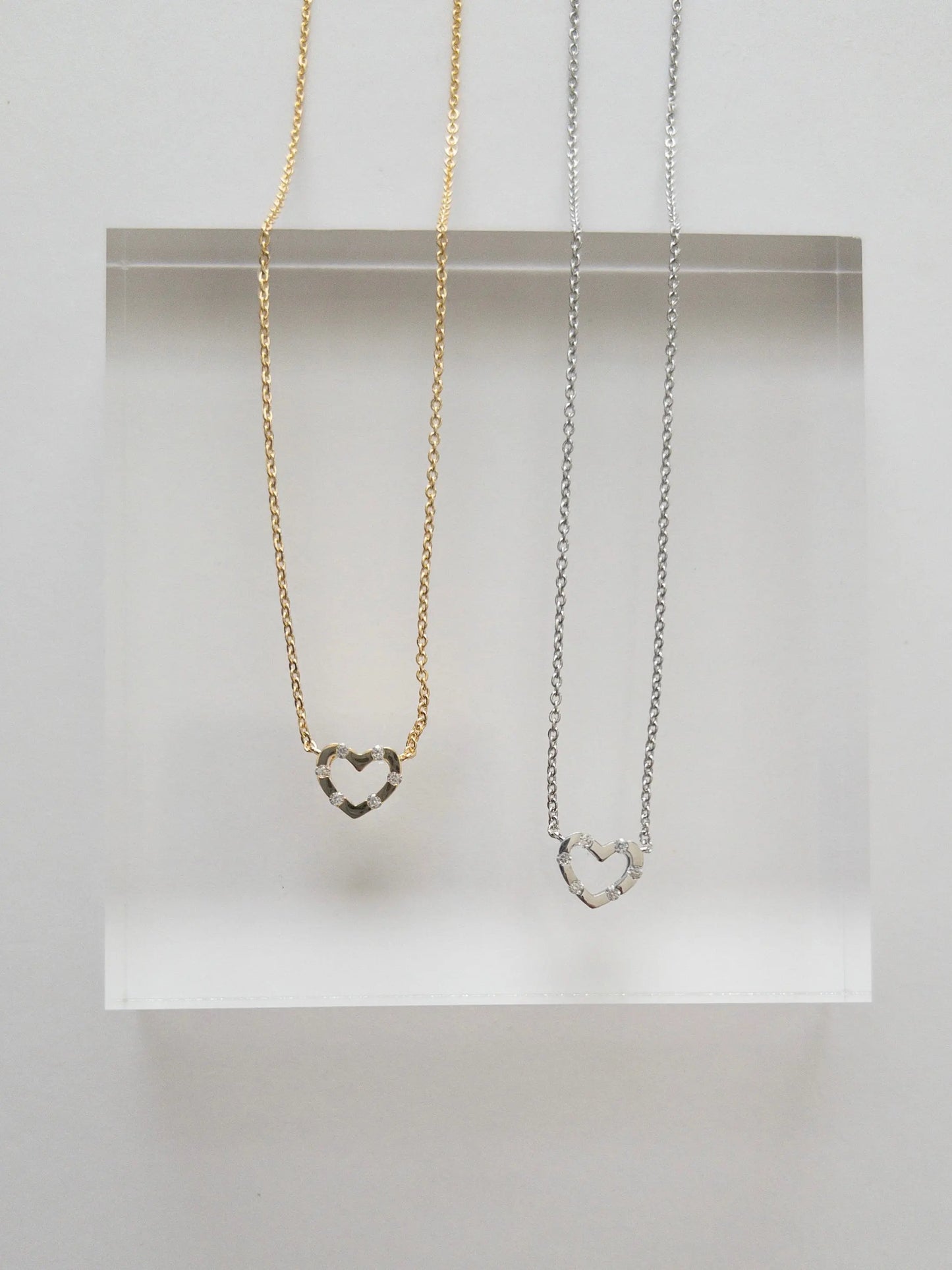 The Tiny Details Mini Heart Charm Necklace