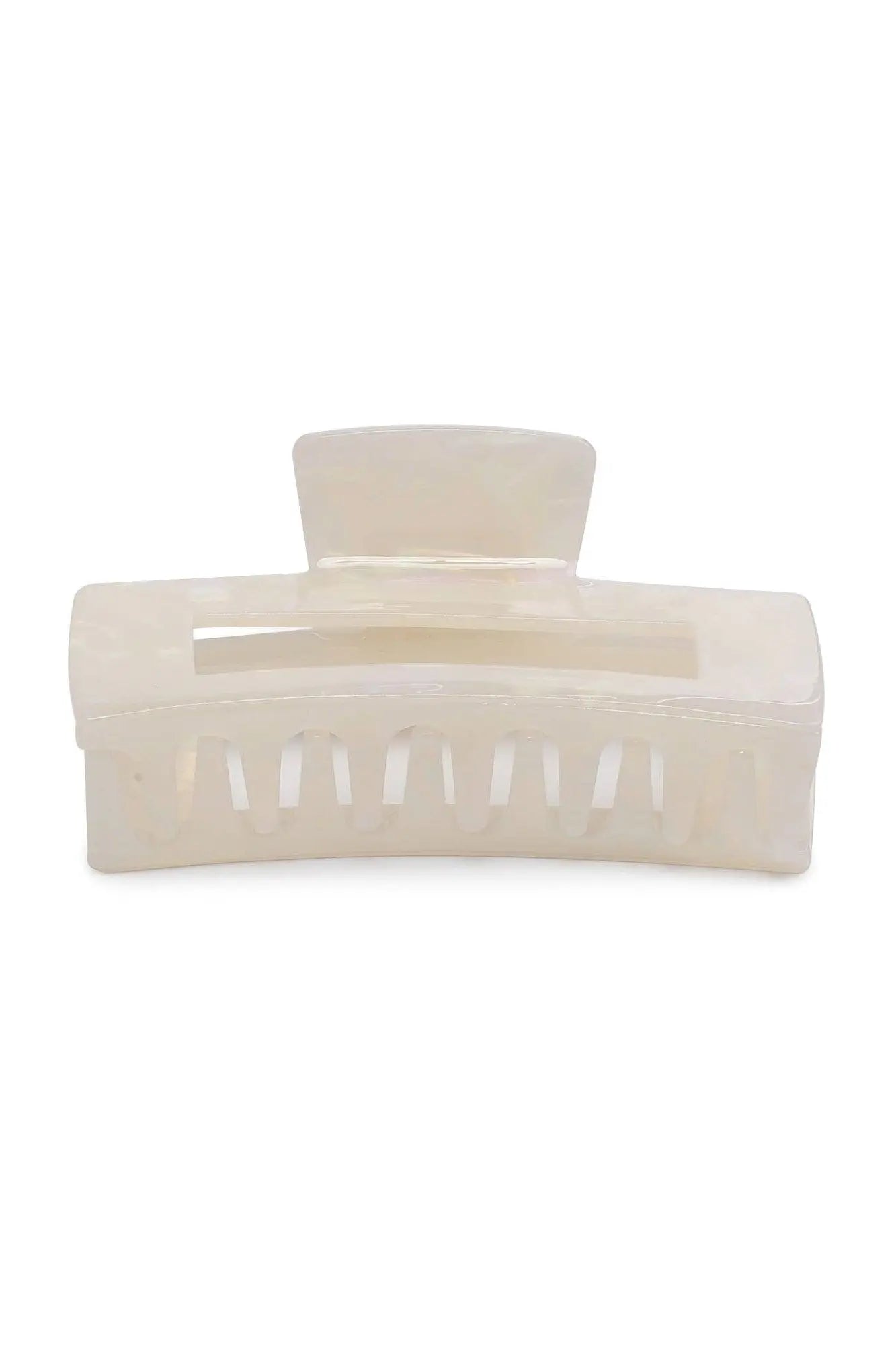 Shop Tiny Details Oversized Cutout Rectangular Hair Claw