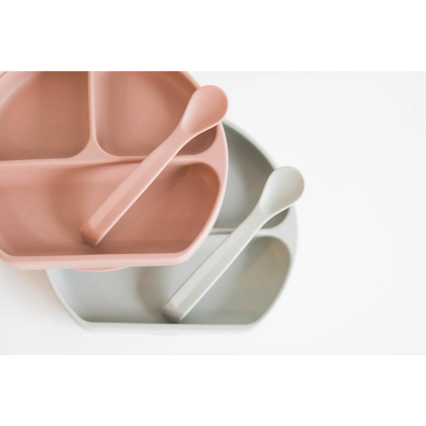 The Tiny Details Silicone Suction Plate with Lid & Spoon