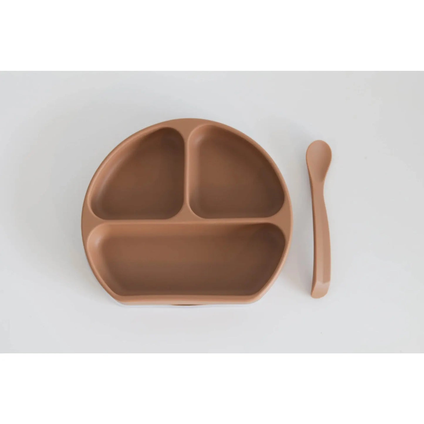 The Tiny Details Silicone Suction Plate with Lid & Spoon