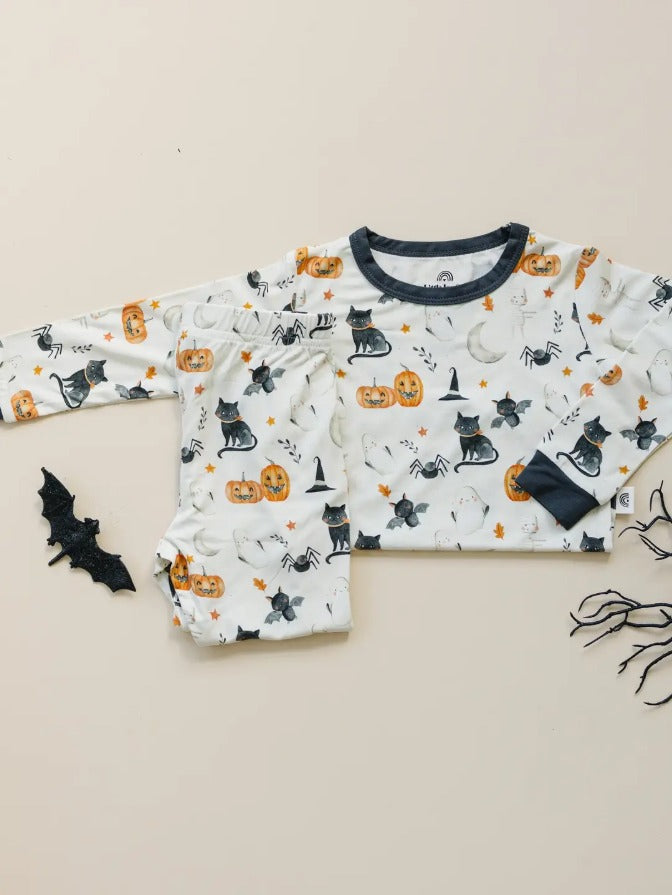 Boo Crew 2pc Bamboo Halloween Toddler Pajamas - The Tiny Details