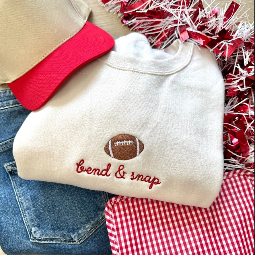 Bend & Snap Embroidered Sweatshirt
