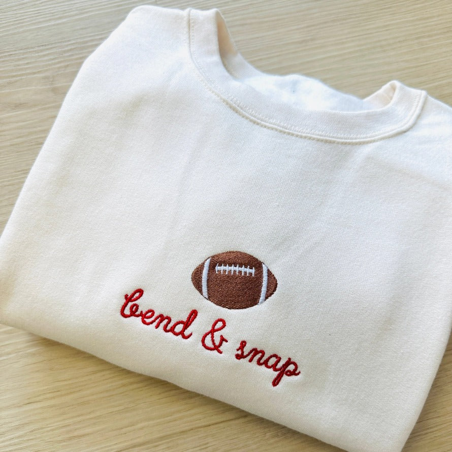 Bend & Snap Embroidered Sweatshirt