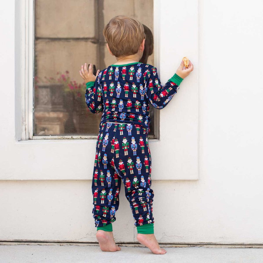 Kid's Nutcracker March Long Sleeve Pjs