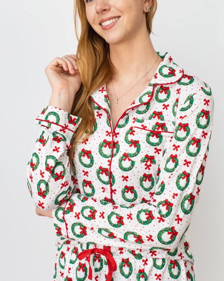 Clara Wreath Pajama Set - The Tiny Details