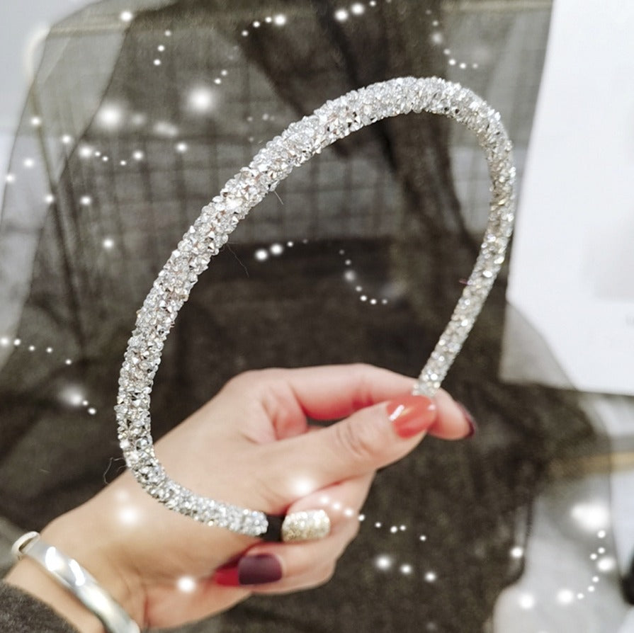 Sparkly Rhinestone Skinny Headbands - The Tiny Details