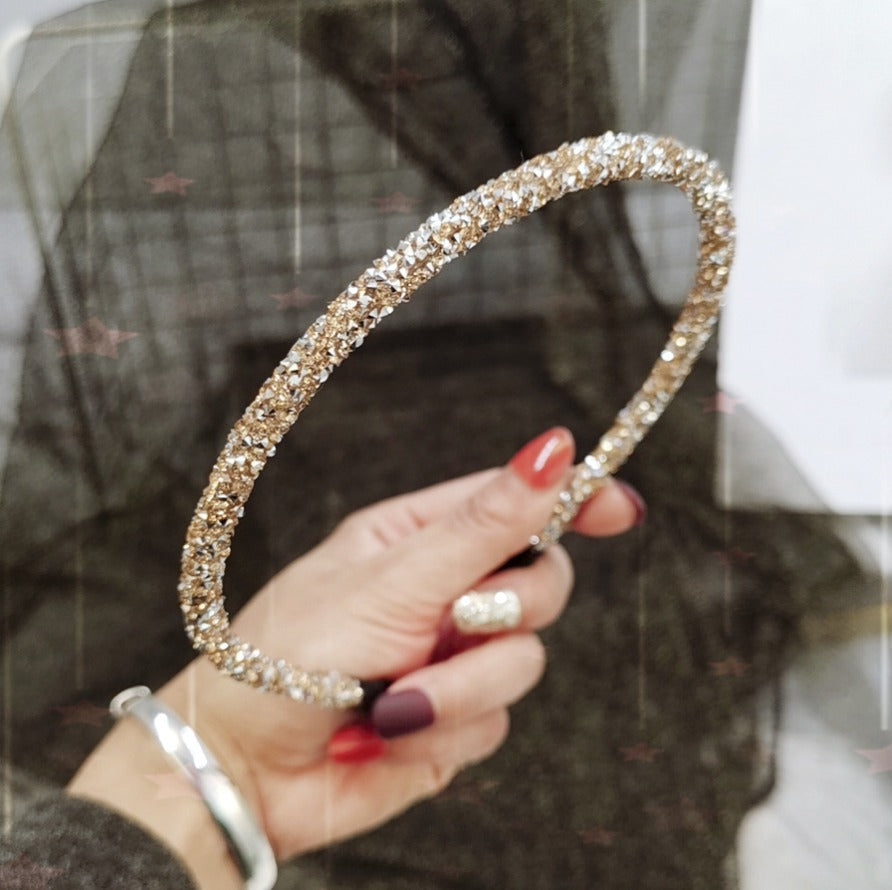 Sparkly Rhinestone Skinny Headbands - The Tiny Details
