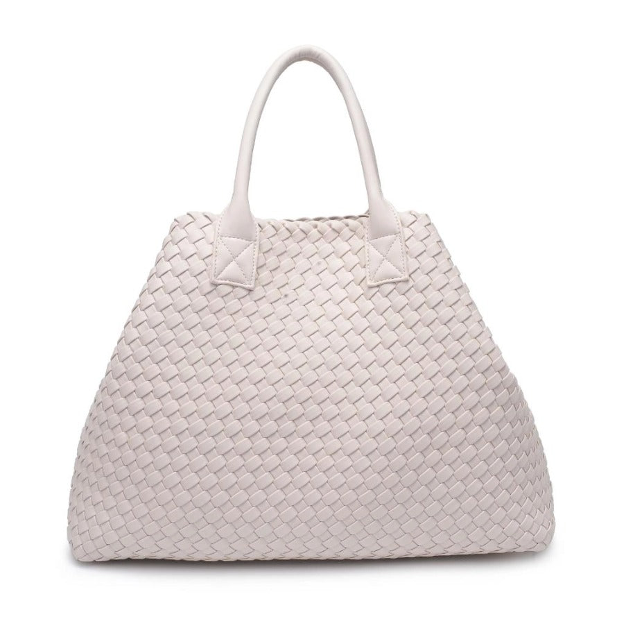 Ithaca Woven Vegan Leather Tote
