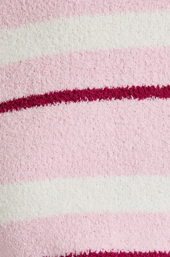 Striped Sweater Top and Pant Set