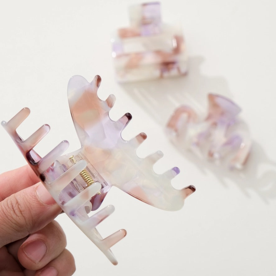 Lilac Cloud Hair Claws - The Tiny Details