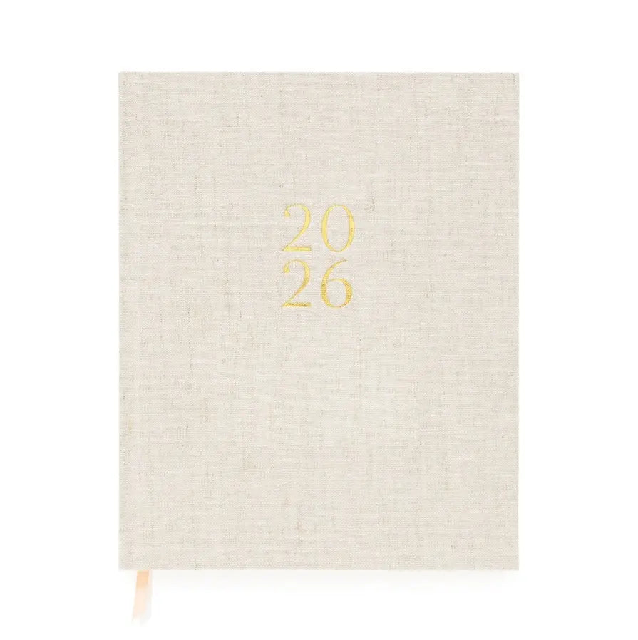 The Tiny Details 2026 Flax Desk Planner
