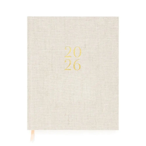 The Tiny Details 2026 Flax Desk Planner