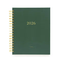 2026 Forest Green Signature Spiral Planner - The Tiny Details