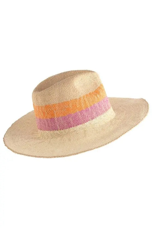 Alannis Natural Striped Hat - The Tiny Details