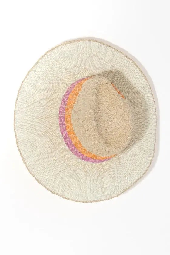 Alannis Natural Striped Hat - The Tiny Details