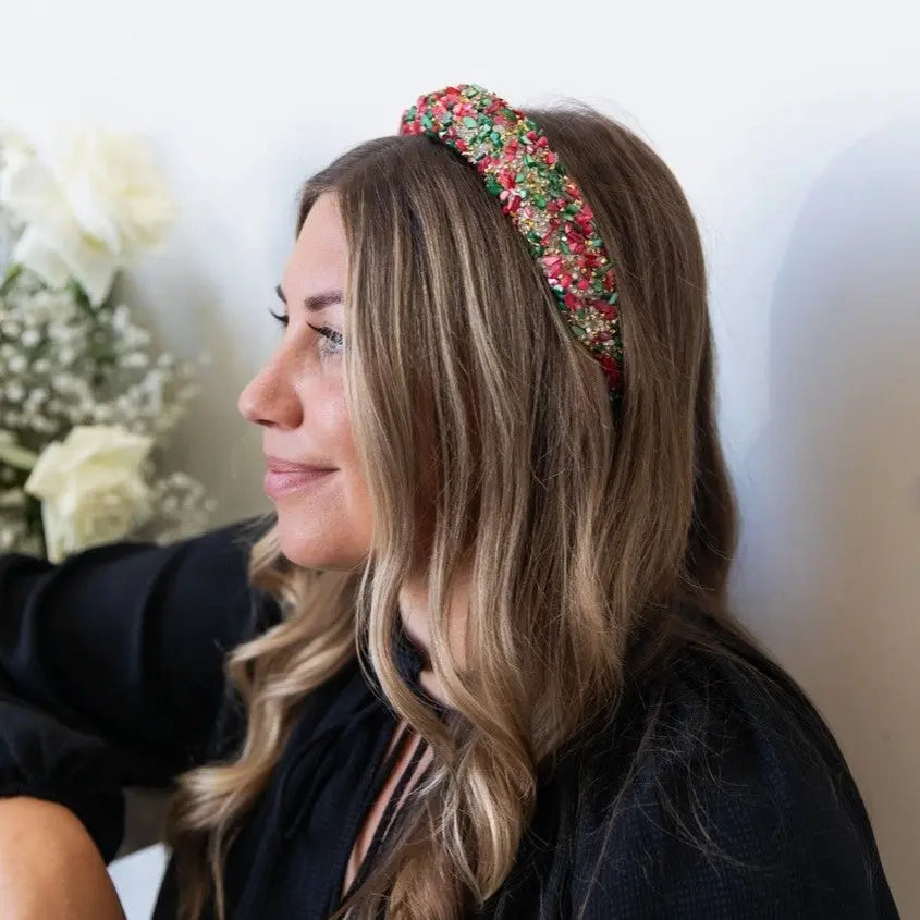 All That Glitters Holiday Headband - The Tiny Details