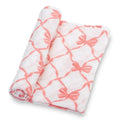 Beautiful Bows Baby Muslin Swaddle