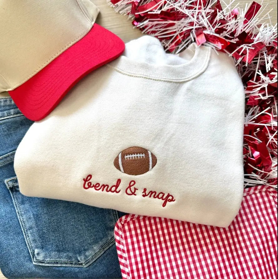 The Tiny Details Bend & Snap Embroidered Sweatshirt