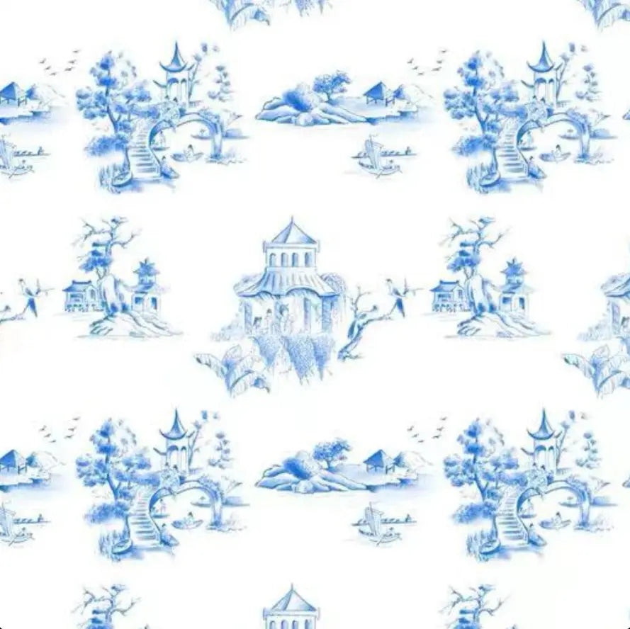 Chinoiserie Soft Baby Muslin Swaddle