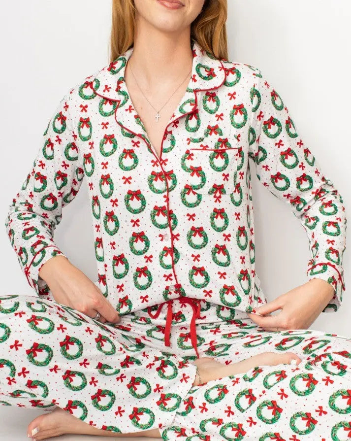 Clara Wreath Pajama Set - The Tiny Details