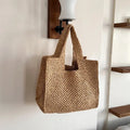 Elegant Straw Woven Handmade Beach Tote