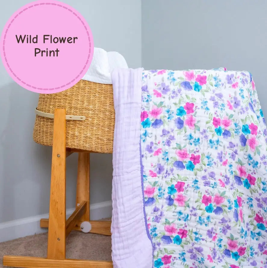 Field of Dreams Muslin Quilt Blanket