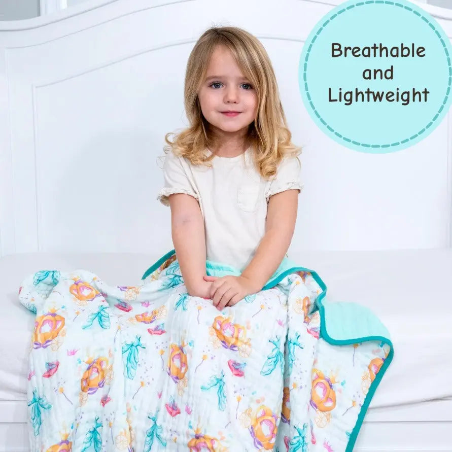 Glass Slipper Muslin Quilt Blanket