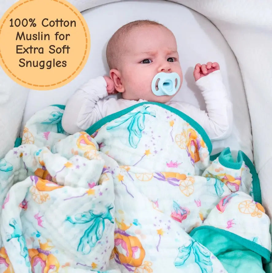Glass Slipper Muslin Quilt Blanket