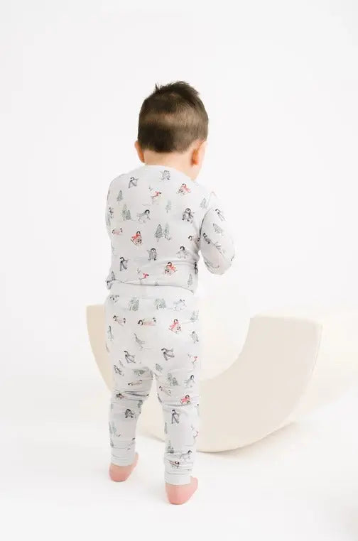 The Tiny Details Gliding Penguins Bamboo Set