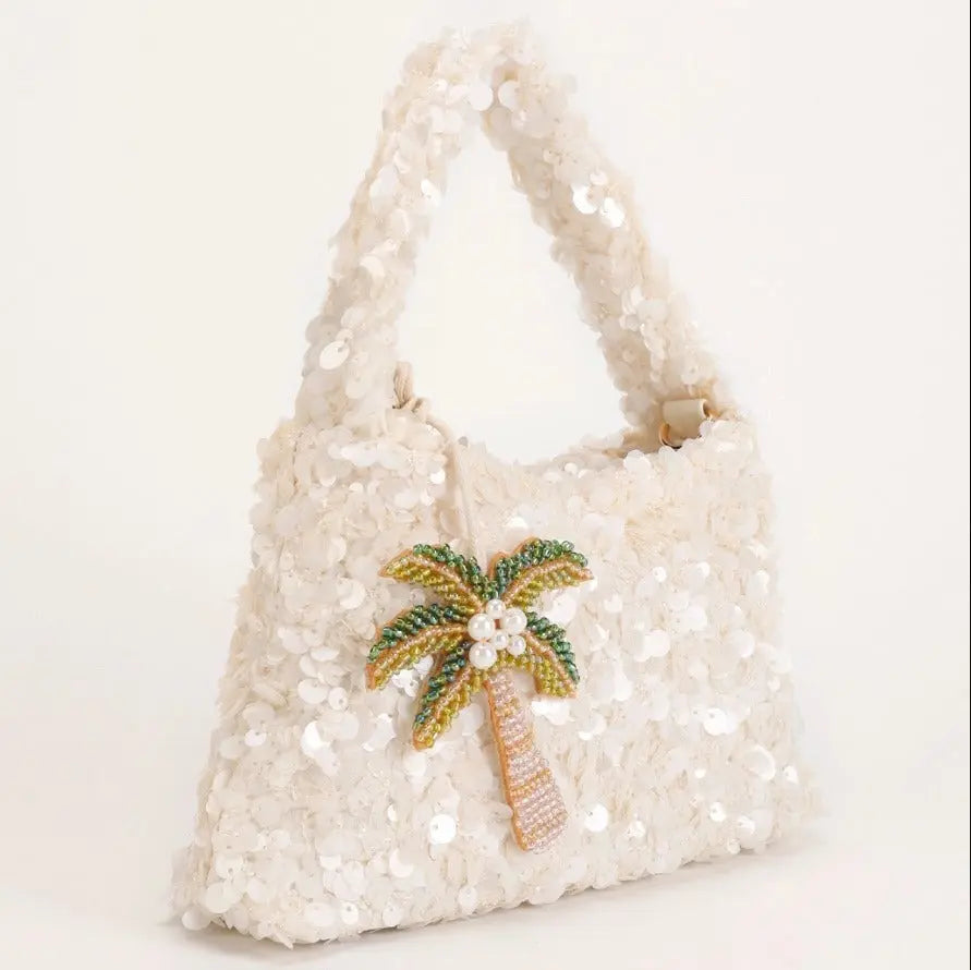 Glitter Sequin Evening Clutch Handbag