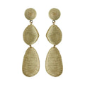 The Tiny Details Gold Lido Statement Drop Earrings