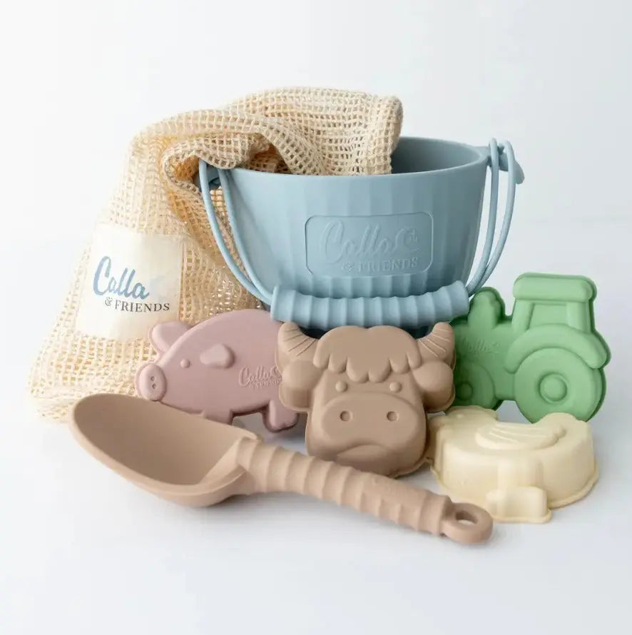 Hazel's Farm Silicone Beach Toy Set