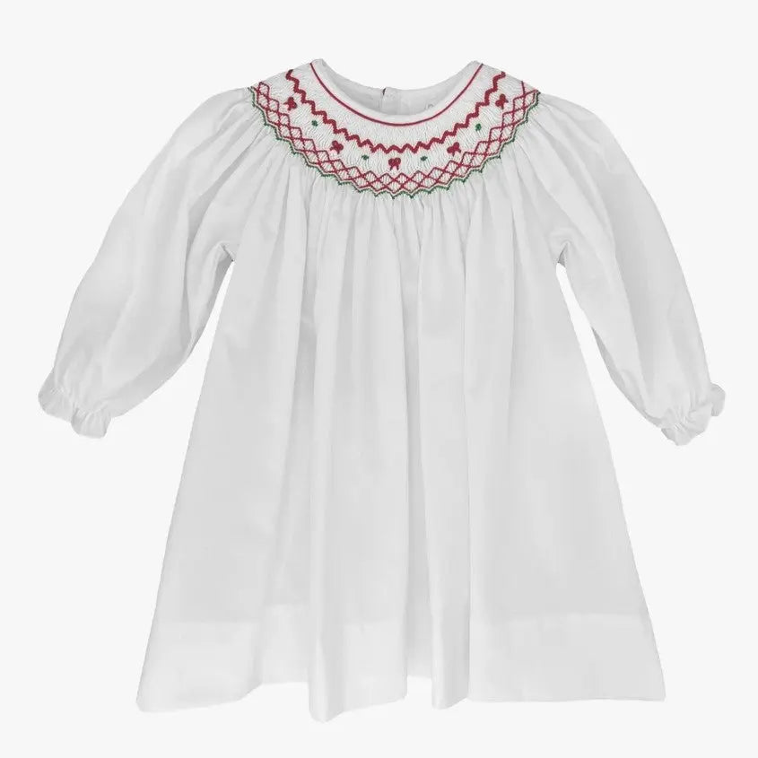 Holiday Bishop Smocked Dress - Shop Tiny Details