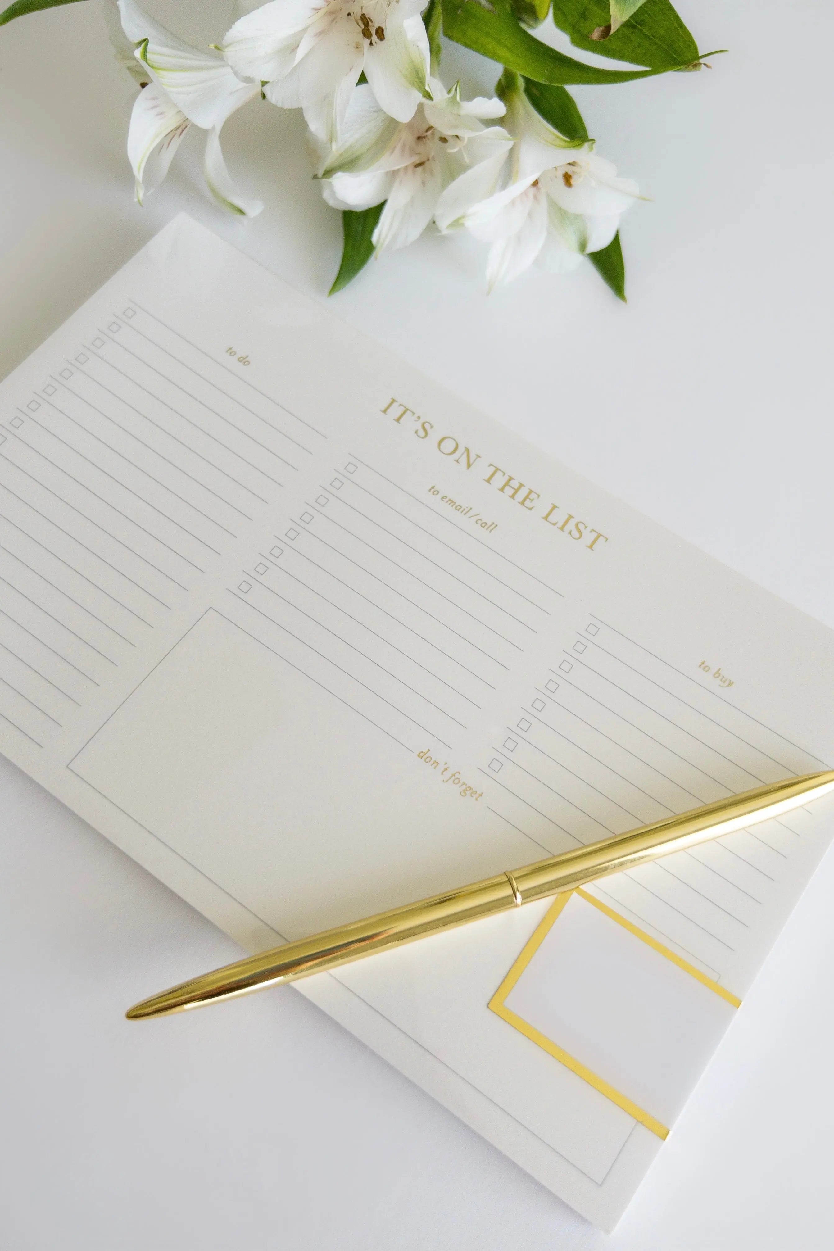 Shop Tiny Details It's on the List Desk Notepad