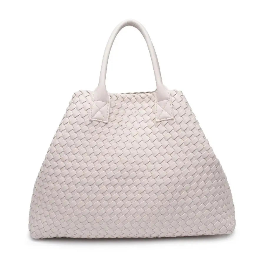 Ithaca Woven Vegan Leather Tote
