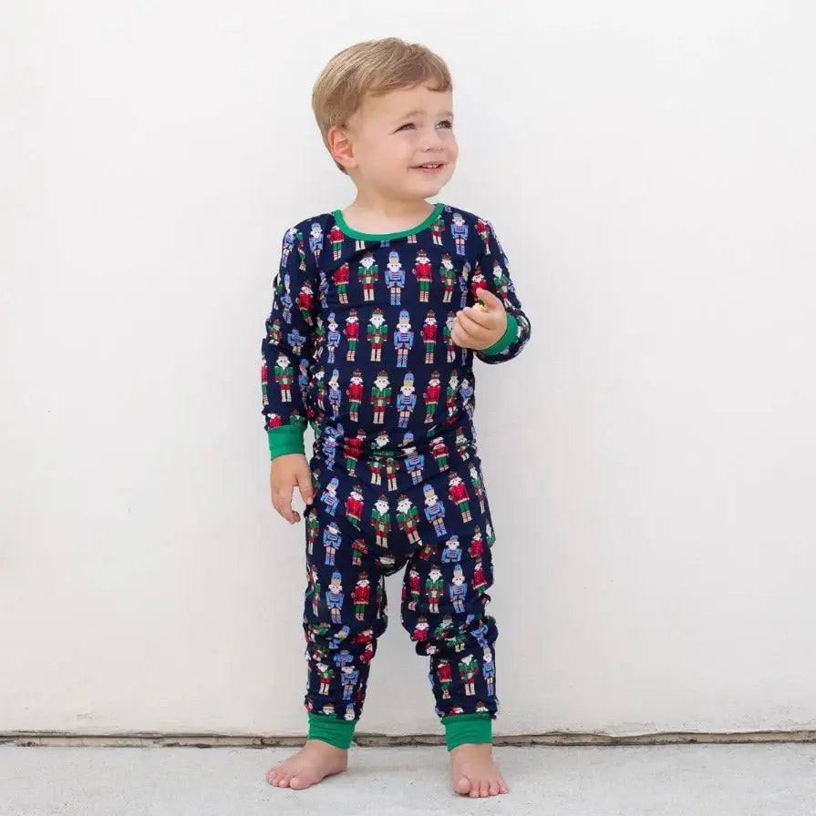 Kid's Nutcracker March Long Sleeve Pjs - The Tiny Details
