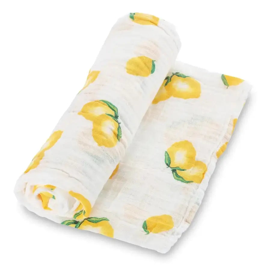 Lemons Soft Baby Muslin Swaddle Blanket