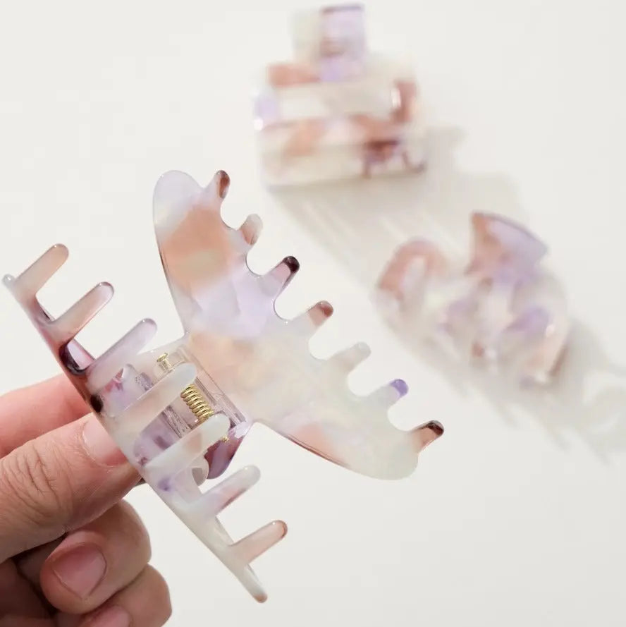 Lilac Cloud Hair Claws - The Tiny Details